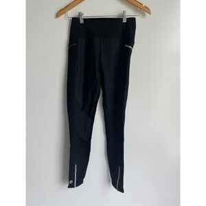Smartwool Merino Sport Fleece Tights Black XS Winter Running Hiking Leggings